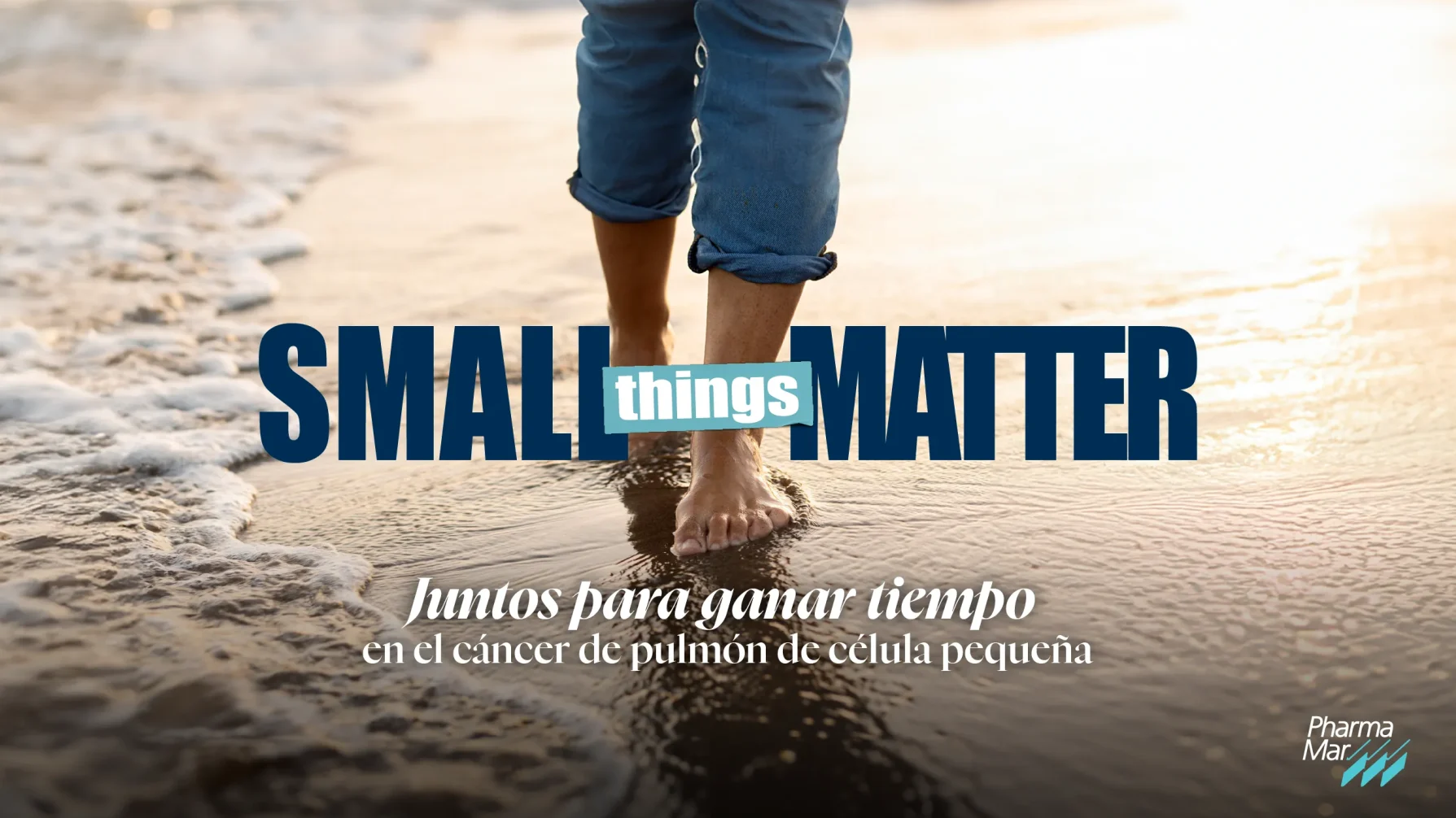 Small things Matter Juntos para ganar tiempo en el cáncer de pulmón de célula pequeña.